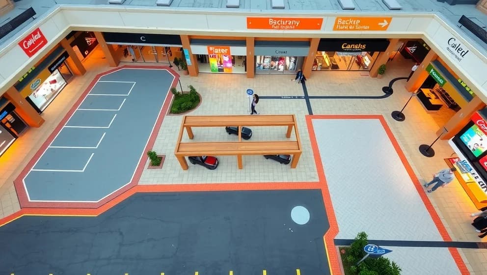 Täby centrum karta och vägen runt köpcentret